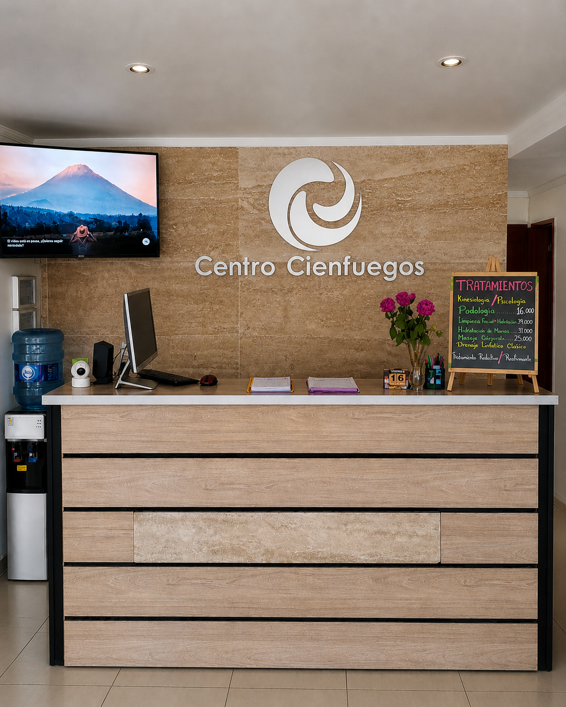 Recepción del Centro de Salud y Bienestar Cienfuegos